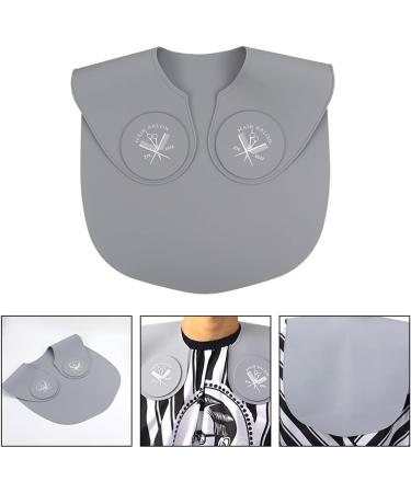 Hairdressing Shawl | Silicone Cap for Barber Shop and Salon - Hair Styling and Cutting Aids Bendable Collar for Perm Hair Dyeing Haircut Hair Braiding Dtt Gray - Buy Online on GoSupps.com
