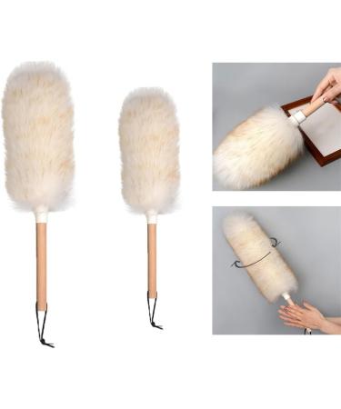 Wool Dusters Cleaner with Grip Gentle On Furniture Effective On for Homemakers Office Worker Student Silver - Buy Online on GoSupps.com