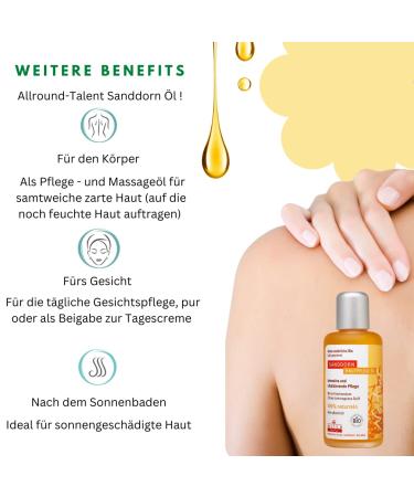 Wilco Organic Sea Buckthorn Oil - 100% Pure & Natural - 100 ml Invigorating & Vitalize Body & Mind - International Shipping Available - Buy Online on GoSupps.com