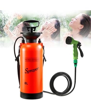 CLICIC 2 Gallon Pressure Sprayer with 7 Spray Modes for Camping Shower and Pet Bath - Buy Online on GoSupps.com