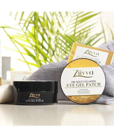 Under Eye Collagen Patches with 24K Gold & Snail - 30 Pairs Eye Masks for Puffy Eyes Dark Circles Anti-Wrinkle & Moisturizing Treatment - Buy Online on GoSupps.com