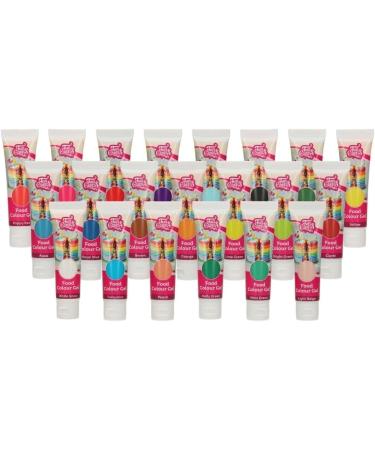 FunCakes Food Colour Gel Red: Highly Concentrated Food Colouring for Batter Cream Fondant Marzipan Dough. Single Drips to Create Vibrant Colours. Halal. 30 g. - Buy Online on GoSupps.com