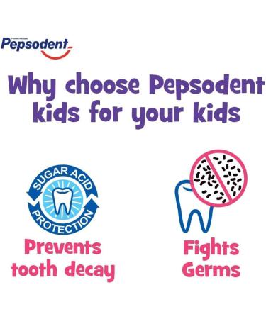 Pepsudent Kids Toothpaste Strawberry Flavor Cavity & Enamel Protection 45G Pack of 4 - Buy Online on GoSupps.com