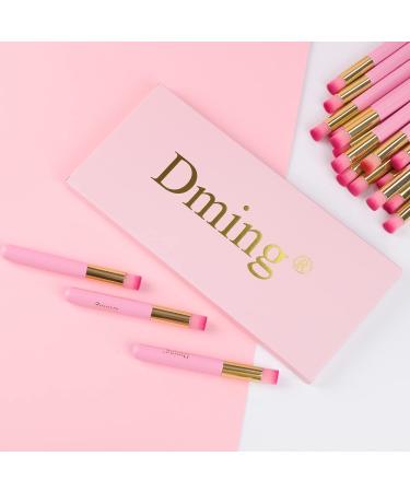 Dming 20 Pack Lash Shampoo Brushes - Pink Eyelash Extension Cleansing & Blackhead Remover Tool - Buy Online on GoSupps.com
