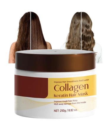 Conditioner For Curly Hair250g Deep Conditioner Cream for Damaged Hair Nourishing Repair Cream Short Long Damaged Thin Thick Daily Travel Home Frizz Dry Styling Protect