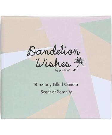 Shop Pavilion Gift Company Dandelion Sisters Yellow Ceramic Soy Candle | Serenity Scented | Perfect Gift Idea - Buy Online on GoSupps.com