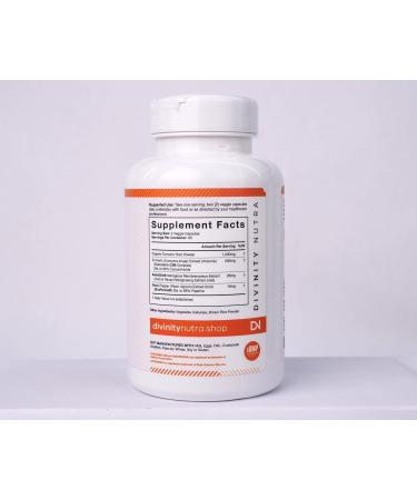 Turmeric Curcumin with BioPerine Black Pepper 1400mg Support GLP-1 Naturally Max Absorption Turmeric for Joint Support with 95% Standardized Curcminoids C3 Complex 2 Bottles 120 Capsules Each - Buy Online on GoSupps.com