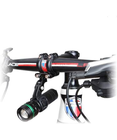 Kbrotech Bicycle Light Torch Holder Clip Mount for Road Bike - Adjustable, Compatible with Gopro Camera (2PCS) - Buy Online on GoSupps.com