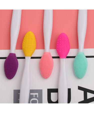 ZHIYE 5-Piece Silicone Exfoliating Lip Brush Set for Smoother & Fuller Lips - Buy Online on GoSupps.com