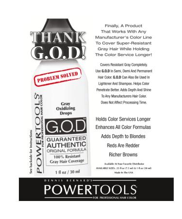 Authentic GOD Original Gray Oxidizing Drops | Mix for Guaranteed Grey Coverage 1 Fl Oz - Buy Online on GoSupps.com
