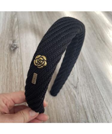 Padded Knitted Fashion Headbands for Women and Girls - Set of 3 | 30mm Wide Hairhoops Hair Accessories (Type B) - Buy Online on GoSupps.com