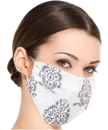 Riou 5-Piece Cotton Mouth & Nose Protection - Washable Breathable Dustproof Scarf for Men & Women | International Shipping - Buy Online on GoSupps.com