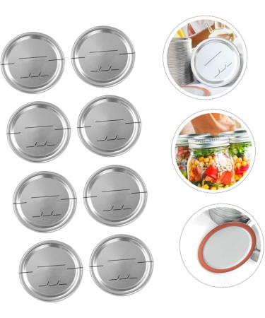 Yardwe 120 Pcs Mason Jar Lids Mason Canning Lids Things Canning Lids Wide Mouth Ball Jars Metal Lid Caps Mason Jars Disc Jar Lid Covers Mason Jar Sealing Lid Tinplate Split Sealing Cap - Buy Online on GoSupps.com
