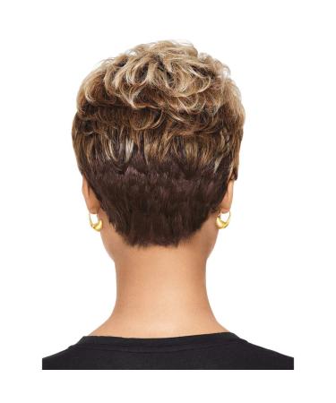 TIREOW Women's Short Mixed Colors Synthetic Hair Wig | Natural Full Party Wig for All Occasions - Buy Online on GoSupps.com