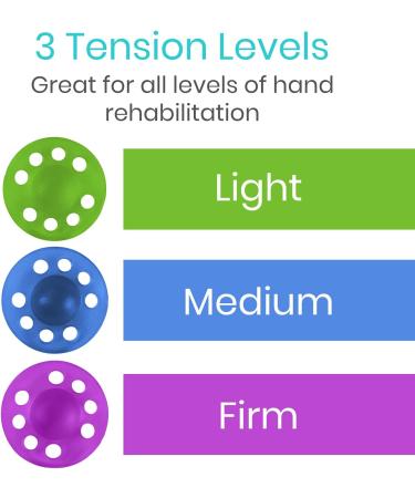 Vive Finger Exerciser & Hand Strengthener - Extensor Trainer Grip Stretcher Balls for Arthritis, Carpal Tunnel, Forearm Muscle Strength - Therapy Exercises for Guitar, Rock Climbing - Includes Strength Band - Buy Online on GoSupps.com