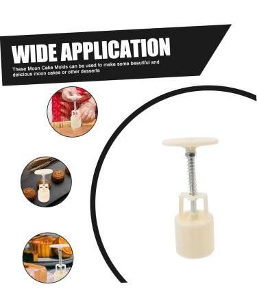 COHEALI 4 Sets DIY Molds for Moon Cake Baking Tools Stamp Moon Cake Machine Hand Pressure - Buy Online on GoSupps.com