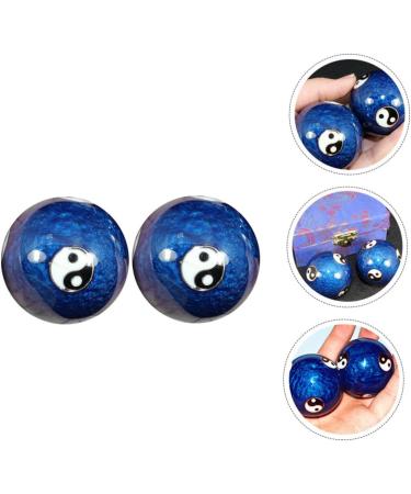 Tovinanna Decorative Marble Massage Balls Set - Hand Health Training & Stress Relief Handballs - Buy Online on GoSupps.com