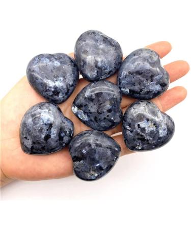 1pc Natural Labradorite Heart-Shaped Raw Quartz Crystal Specimen Decor Quality Gemstone Stone Home Decor Crystal - Buy Online on GoSupps.com