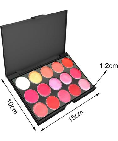 Amagogo 15 Colors Eyeshadow Palette Eyeshadow Palette Waterproof Sweatproof Warm Mild Eye Makeup Palettes for Wedding Women - Buy Online on GoSupps.com