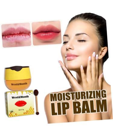 TOVINANNA Moisturizing Lip Mask Sleeping Lip Mask Lip Balm Mask for Women Lip Mask Balm Night Mask Overnight Lip Mask Lip Cosmetic Mask Lip Care Mask Lip Care Pads Month Miss Honey - Buy Online on GoSupps.com