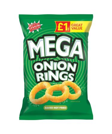 18x Golden Wonder Mega Onion Rings 50g 1pmp - Full Case