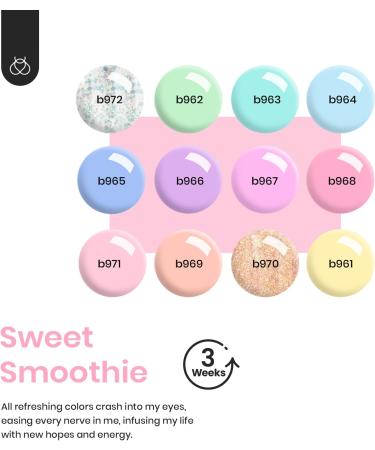 Beetles Gel Nail Polish Starter Kit - 12 Spring Pastel Colors with UV Light, Base & Top Coat, Cuticle Oil - Macaroon Gel Polish Set - 2023 Spring Trend - Nail Art DIY - Buy Online on GoSupps.com