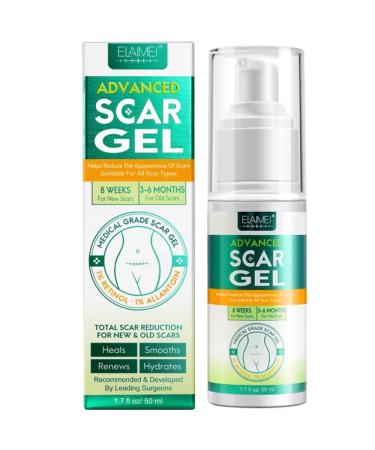 Advance Scar Gel Cream | Scar Removal Gel Cream For Face Body & Surgery Scar | Total Scar Reduction For New & Old Scars