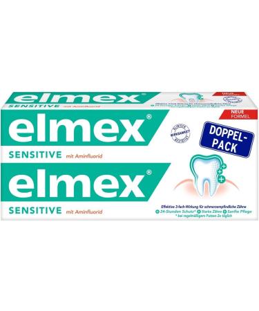 Elmex SENSITIVE Set for Sensitive Teeth | Toothpaste Mouthwash & Toothbrush - Optimal Care for You - Buy Online on GoSupps.com