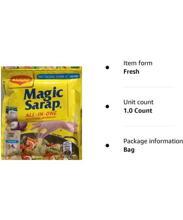 Maggi Magic Sarap All-in-One Seasoning 8g 12pc by N/A Foods by Magic Sarap Seasoning - Buy Online on GoSupps.com