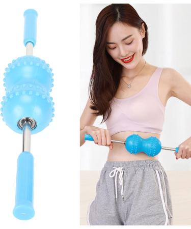 Fascia Muscle Roller - Dual Ball Deep Tissue Massage for Pain Relief | Perfect for Legs & Neck - Buy Online on GoSupps.com