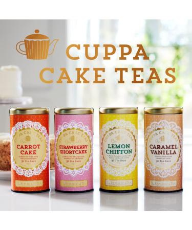 The Republic of Tea Strawberry Shortcake Cuppa Cake Herbal Tea - 36 Tea Bags - Buy Online on GoSupps.com