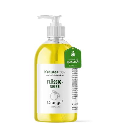 Kr utermax. Orange liquid soap with orange oil - Pure and natural for the skin - Cosmetic - 1 x 250 ml