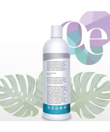 Organic Excellence All Natural Shampoo - Non-Toxic Sulfate-Free Paraben-Free | Chemical-Free & Color-Safe for Men Women & Kids - 16 fl oz - Buy Online on GoSupps.com
