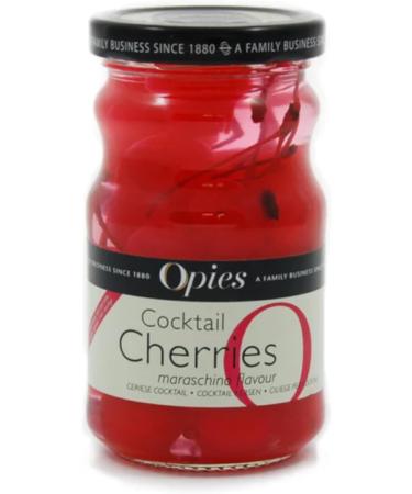 Opies | Red Maraschino Cocktail Cherries With Stem | 3x225g - Buy Online on GoSupps.com
