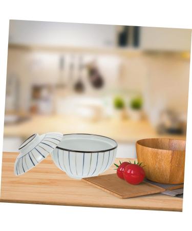 Zerodeko 1pc Bowl Simple Kitchen Random Resistance Creative Holder Rice Salad Noddle Dessert Ceramic - Buy Online on GoSupps.com