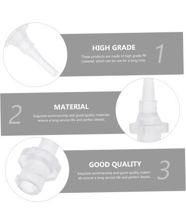 HAKIDZEL 30Pcs Multi-Functional Earwax Cleaner Nozzles PP Ear Irrigator Tips for Ear Health Care Portable Replacement Accessories White - Buy Online on GoSupps.com