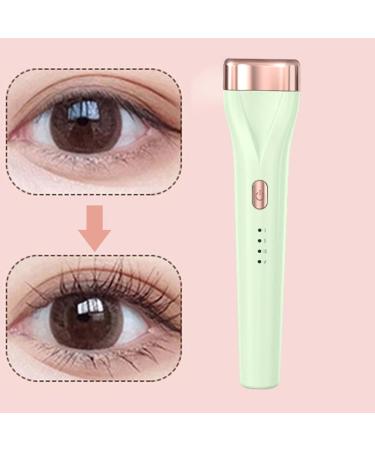Perfeclan Heated Eyelash Curler Lash Curler 3 Heating Modes Makeup Tool Portable Gift Rechargeable Handheld USB Heater for Travel Home Green - Buy Online on GoSupps.com