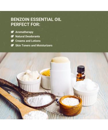 Benzoin Essential Oil - Direct from Malagassi Essential Oils - Pure Natural Benzoin Oil for Skin, Body, and Aromatherapy (15ml) Benzoin 0.5 Fl Oz (Pack of 1) - Buy Online on GoSupps.com