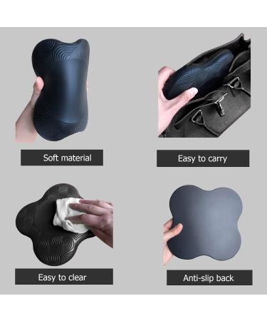 Sunflower Home 2 Pack Extra Thick Yoga Knee Pad Cushion for Knees, Elbows, Wrist, Hands & Head - Black - Buy Online on GoSupps.com