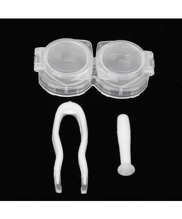 Premium Pink Contact Lens Box with Storage Mirror & Tweezers - Perfect for Travel | International Shipping Available - Buy Online on GoSupps.com
