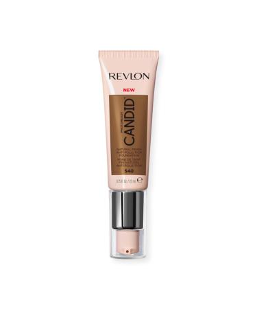 2 x Revlon Photoready Candid Natural Finish Foundation 22ml - 540 Walnut