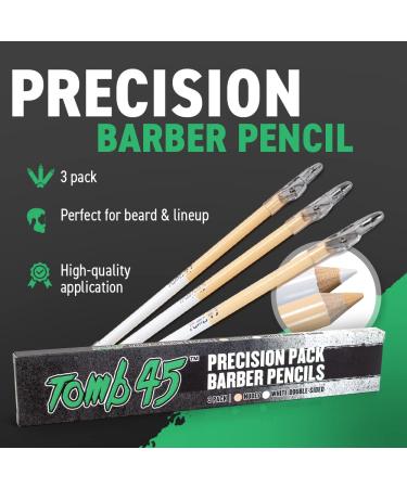 Tomb45 Barber Pencil Precision 3-Pack: Professional Quality for Sharp and Accurate Hairlines - Buy Online on GoSupps.com