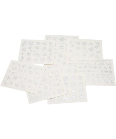Nail Art Stickers Easy Remove Professional Easy Use 16 Sheets Nail Christmas Decals for Christmas Holiday - Buy Online on GoSupps.com
