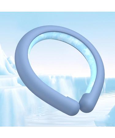 Buy Neck Cooling Tube - Wearable Cooling Choker & Hands-Free Neck Cooler for Summer Heat Relief | Reusable & Ideal for Outdoor Workers - Blue - Buy Online on GoSupps.com