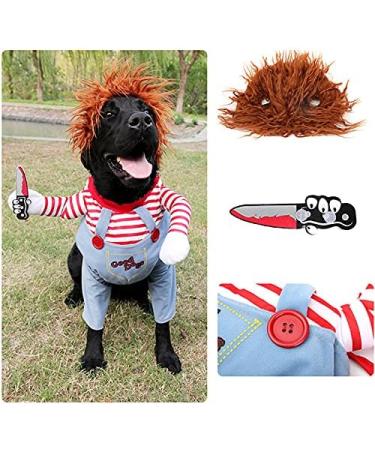 Delifur Funny Dog Costume - Terrible Halloween Party Suit for Small to XL Dogs | Cat Cosplay Clothes - Buy Online on GoSupps.com