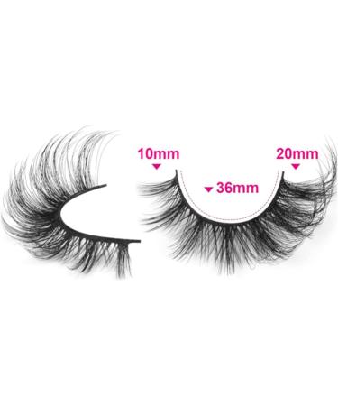 False Eyelashes 7 Pairs 3D Long Volume Cat Eye Lashes Wispy Eyelashes Natural Look Clear Band Lashes Fluffy Thick 20mm Faux Mink Fluffy Strip False Lashes Fox Eye Lashes Makeup For Women - Buy Online on GoSupps.com