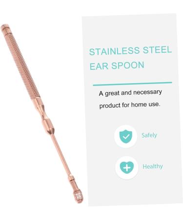 PLAFOPE Stainless Steel Spring Ear Pick Spiral Ear Spoon Cleaner - Buy Online on GoSupps.com