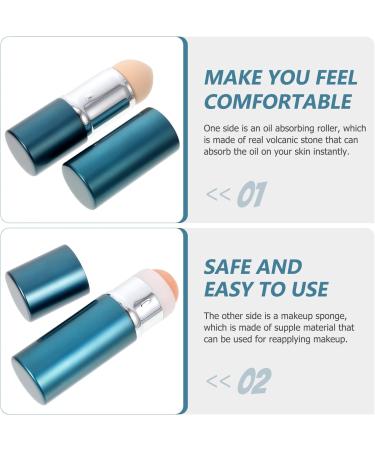 Didiseaon Volcanic Stone Oil-absorbing Ball Face Volcanic Stone Massager Facial Oil Volcanic Roller The Face medium Blue - Buy Online on GoSupps.com