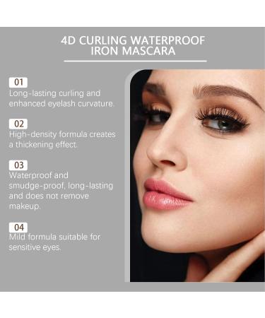  Zasdvn Eyelash Lengthening Mascara - Anti-Smear Cream Makeup Mascara For Sensitive Eyes Dates Evenings Weddings Concerts Stage Performances Swimming - Buy Online on GoSupps.com