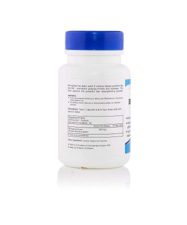 Bhringraja 500mg - Best Hair Care Supplement for Strengthening & Purification | 100% Natural Herbal Remedy | 60 Capsules - Buy Online on GoSupps.com